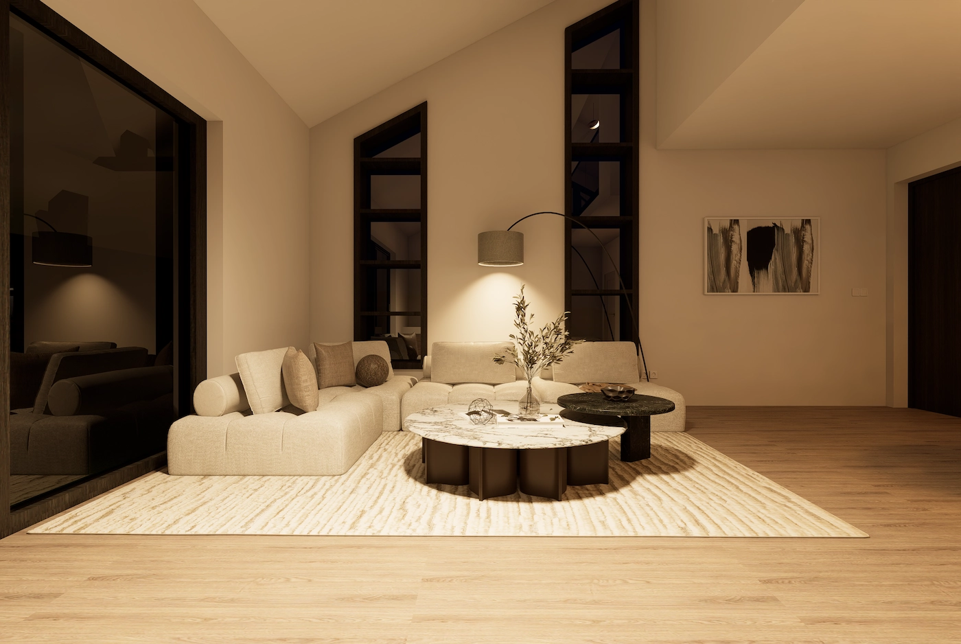 Modern Minimalism in a Zagreb House — interior view 1